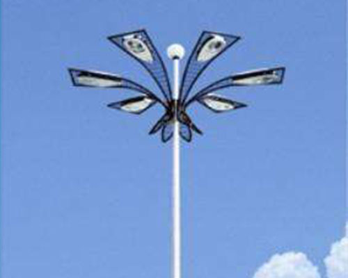 红山街道高杆灯