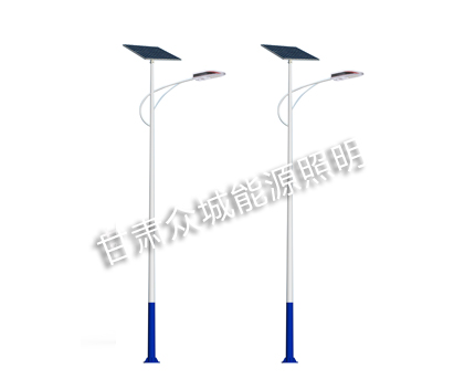 红山街道复兴号太阳能led路灯